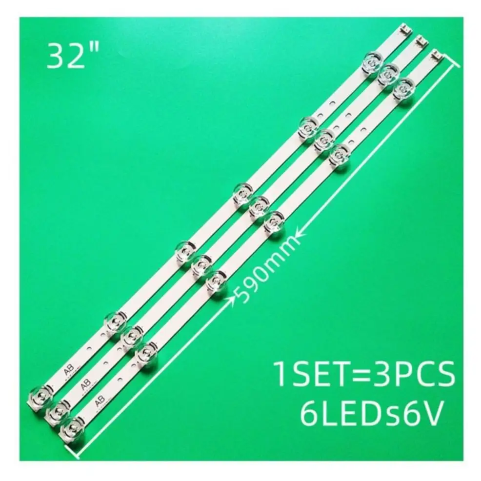Светодиодные ленты для LG 32LB5800, 32LF560V, LGIT UOT A B 6916L-1974A 1975A 6916L-2223A 2224A innotek DRT 3,0 32LB560B 32LB561V, 3 шт.