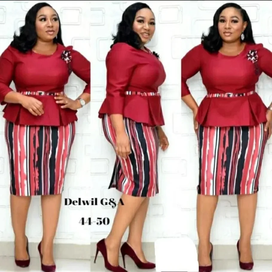 2024 горячая распродажа платье больших размеров в африканском и турецком стиле для