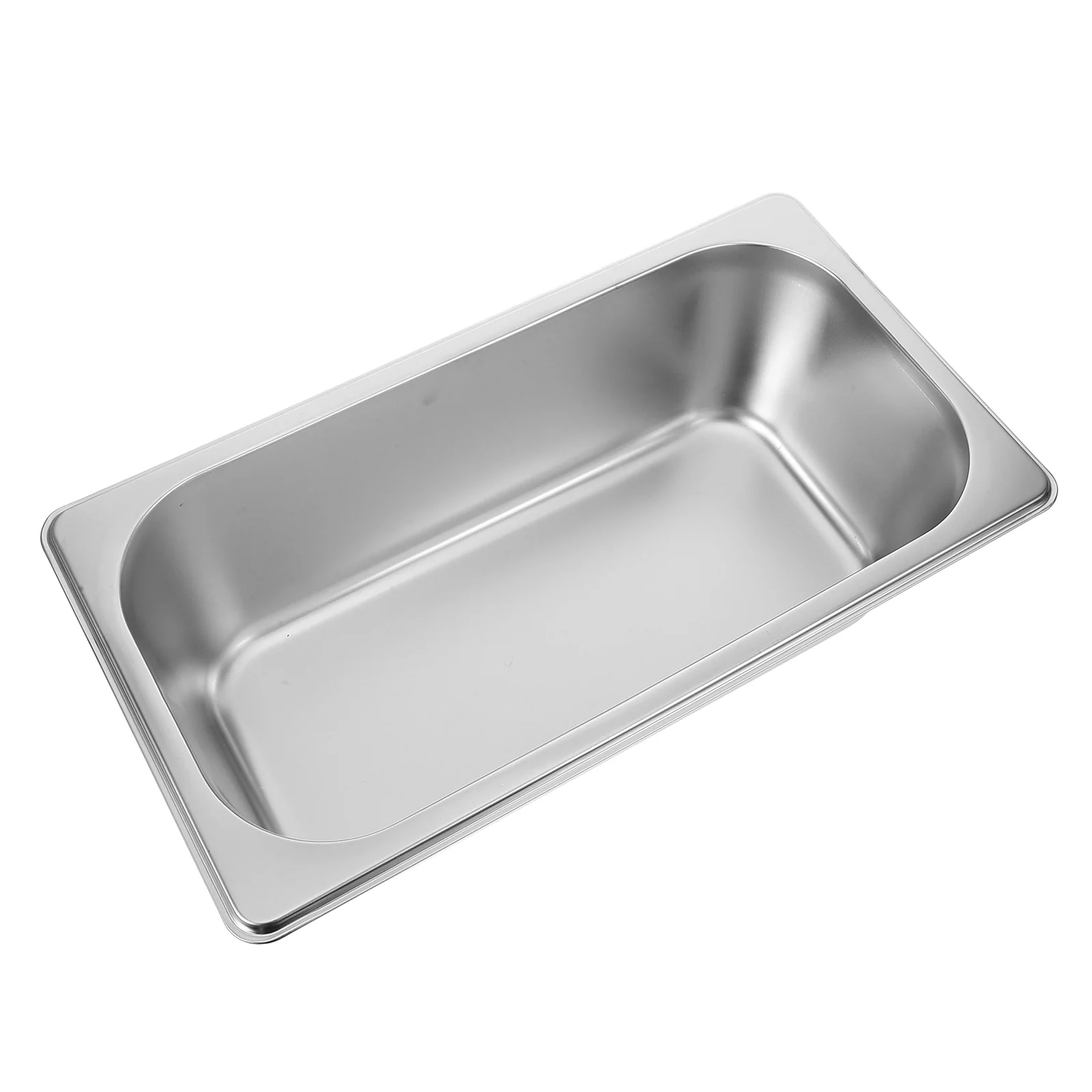 izolowana taca na umywalkę bufetową prostokątna stołówka patelnia ze stali nierdzewnej do dużego uchwytu żywność podgrzewacz żywności