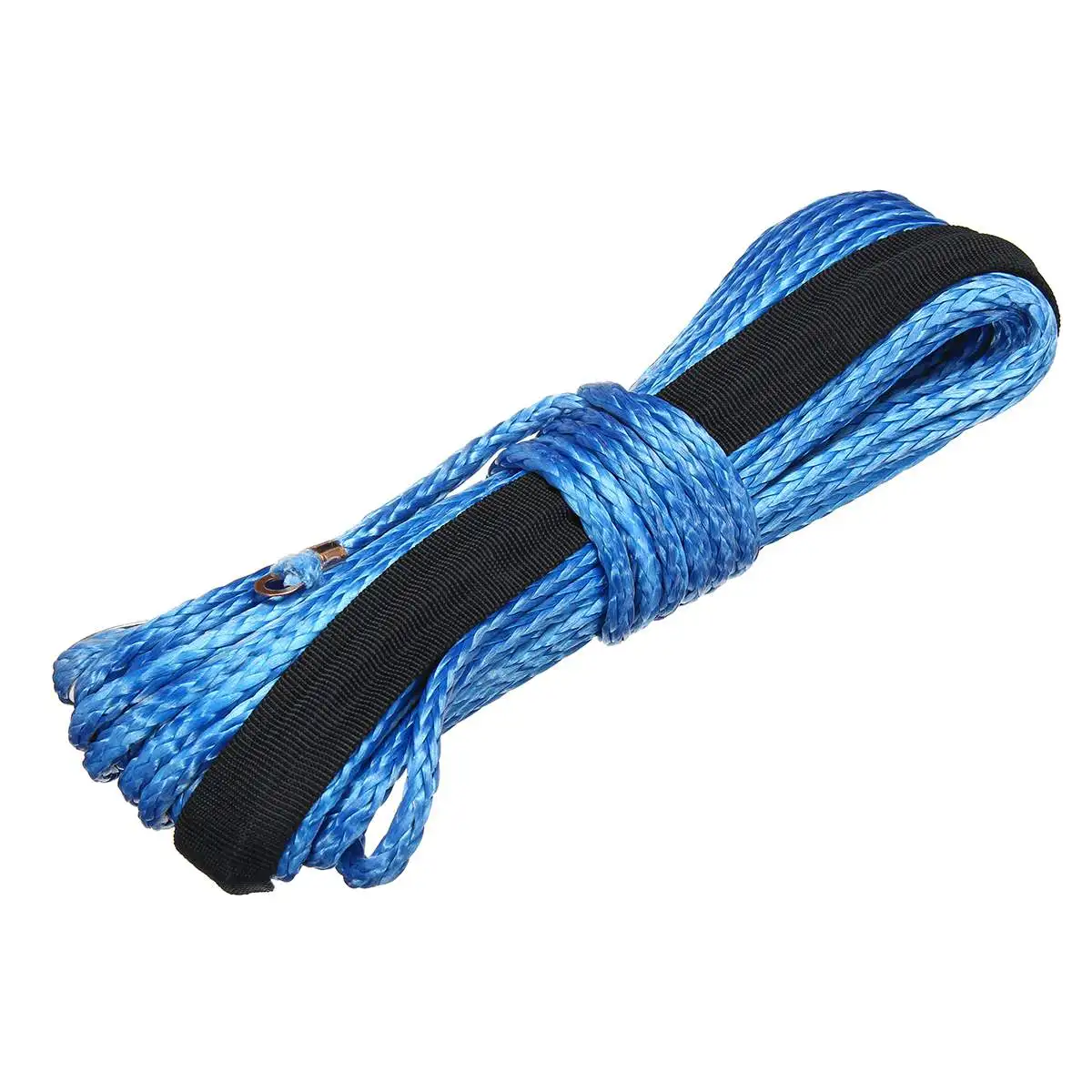 

For Jeep ATV UTV SUV 4X4 4WD 15m 5mm/5.5mm/6mm Towing Winch Cable Rope String Line Synthetic Fiber 5500lbs/7000lbs/7700lbs