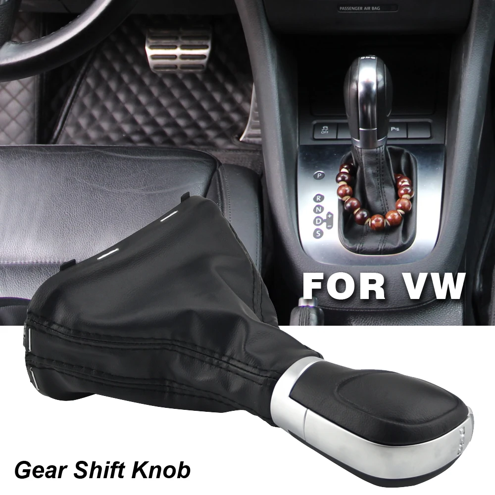 

DSG Automatic Gear Shift Knob Stick Lever Shifter For VW Golf 6 Jetta MK6 EOS Passat B7 CC For Sharan 7N From 2010 Seat Leather