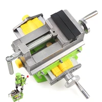 drill special bench vise milling machine precision cross vise bench two way moving table fixture work bench woodworking tools