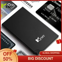 kemy men business aluminum cash id card holder rfid blocking slim metal wallet coin purse card case credit card wallet rfid wall