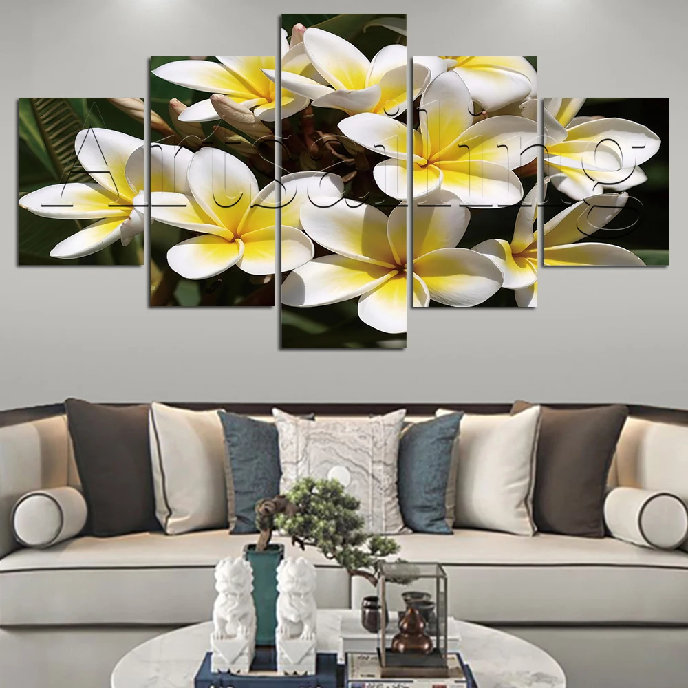 

Artsailing HD Prints Canvas Painting Home Decoration Wall Flower Abstraction Rose Mangrove 5 Pieces Poster For Living Room