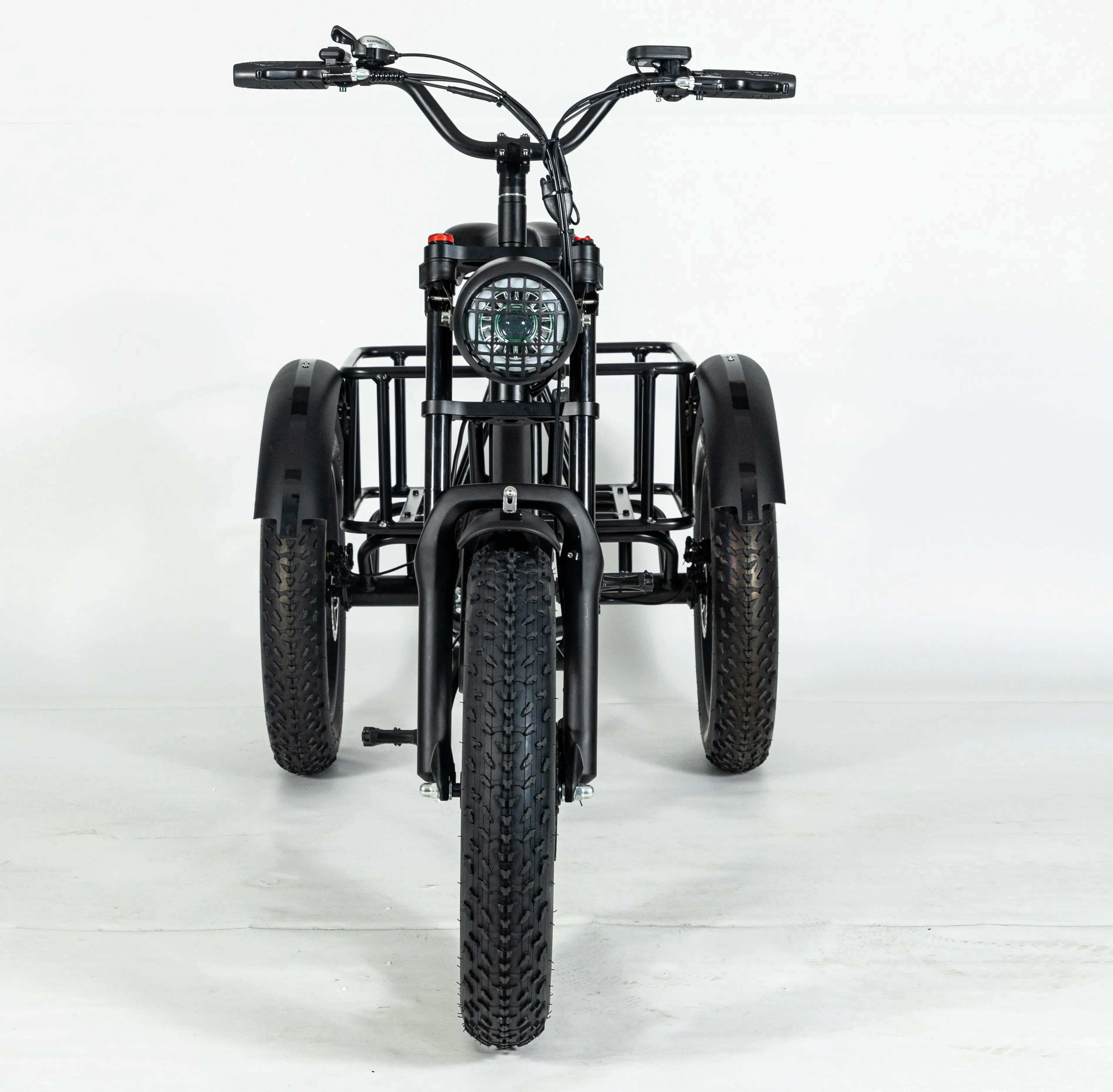 Электрический грузовой велосипед с толстыми шинами 20*4 0 рама из алюминиевого