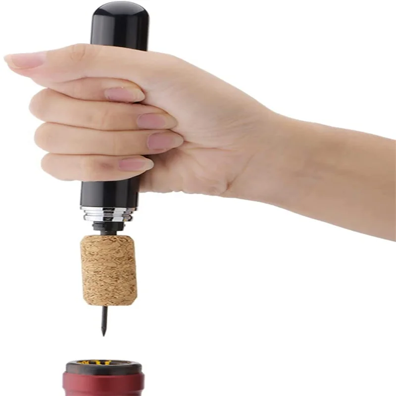 

Air Pump Wine Bottle Opener Pen-Like Pin Cork Remover Pneumatic Wine Corkscrew Stainless Steel Kitchen Gadget Bar Accessories