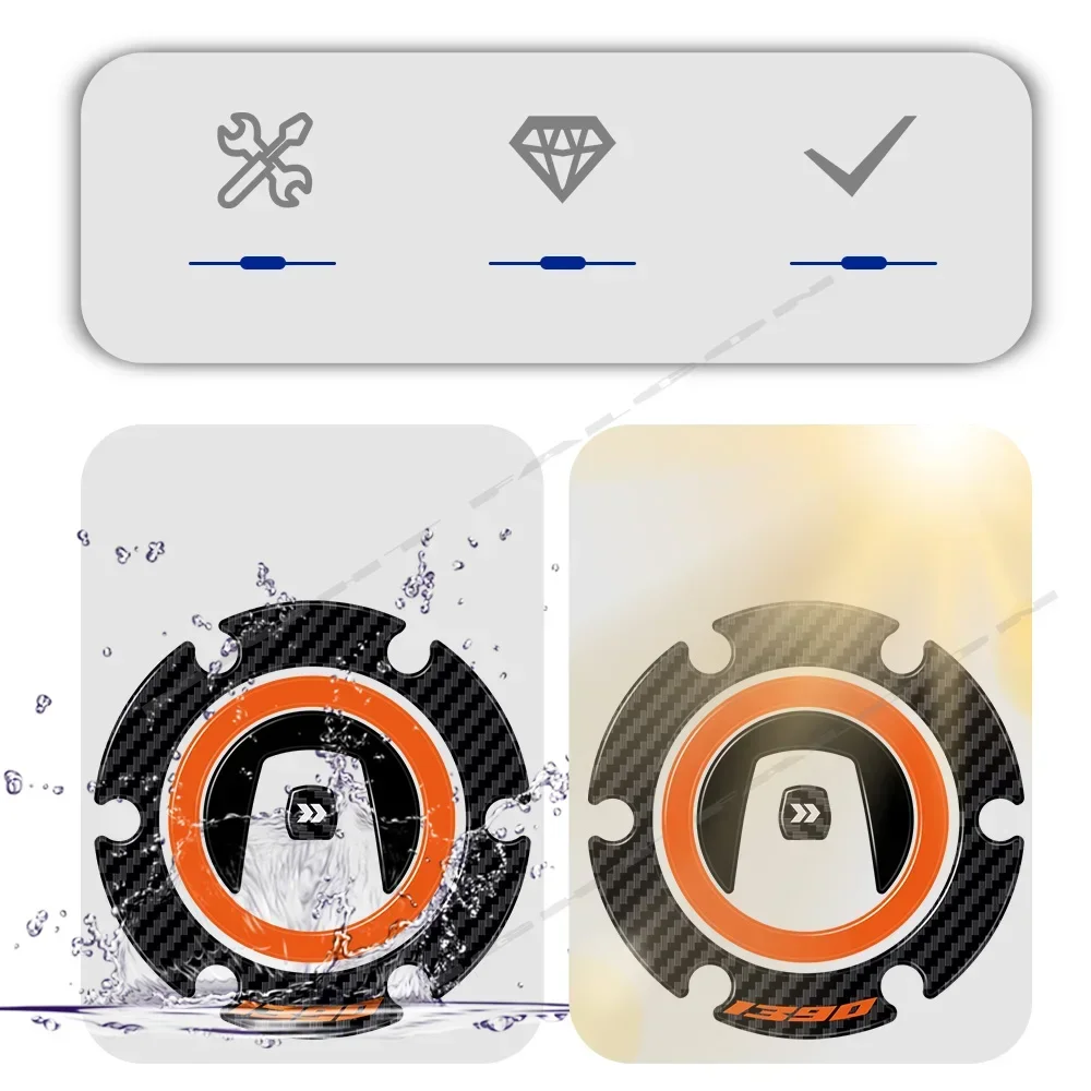 3D Резиновая Защитная Наклейка на бак мотоцикла для 1390 Super Duke R 2024 новая