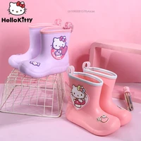 sanrio hello kitty cartoon graphic children rain shoes waterproof eva rubber non slip toddler kids rain boots boys girls shoes