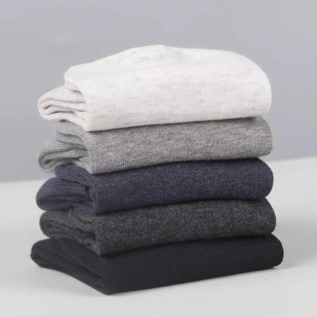 

5 pairs 365 spring and summer thin men's socks black antibacterial deodorant moisture wicking socks smart home