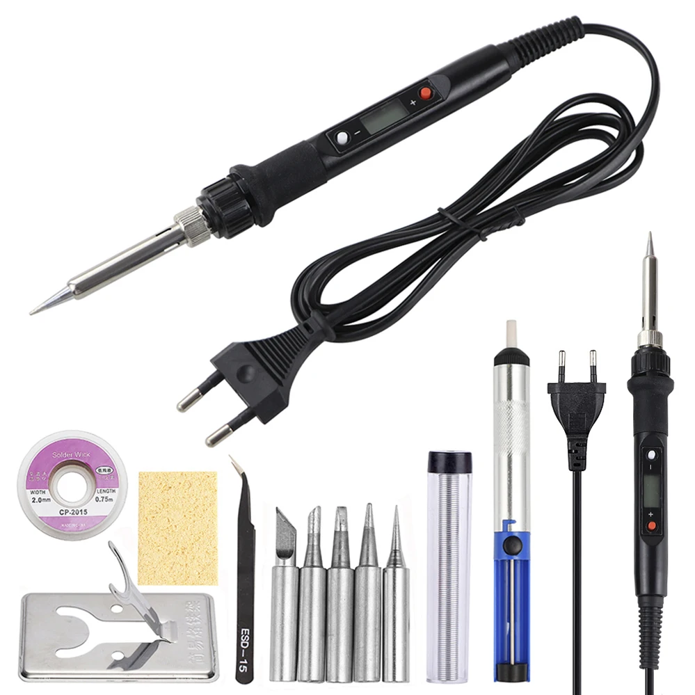 Электрический паяльник инструменты для ремонта насадки пайки 80 Вт с
