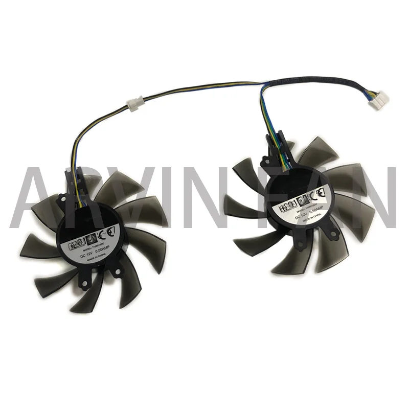 2 шт./комплект, T128015DU, охладитель GPU VGA, вентилятор видеокарты, для GTX1650 EX,GTX 1660 Ti White Mini, RTX2060 2070,FY08015M12LPA