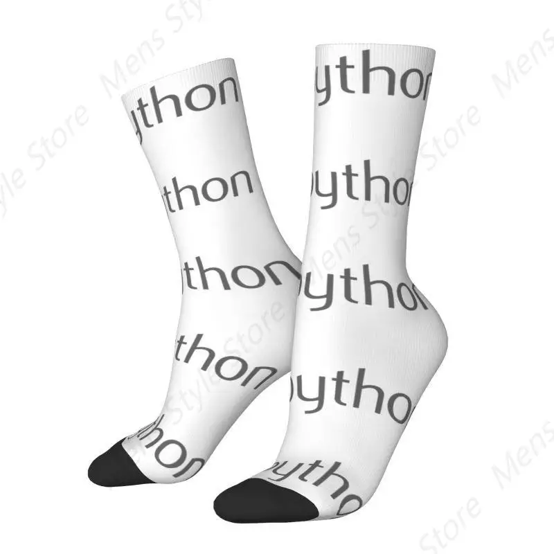 Носки для программиста с символом питона унисекс забавные носки компьютерного