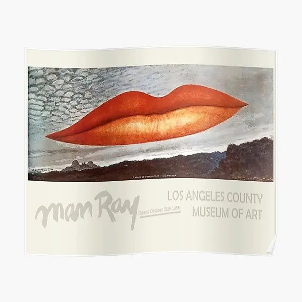 Настенный плакат Man Ray Lips Современная винтажная живопись комната искусство дома