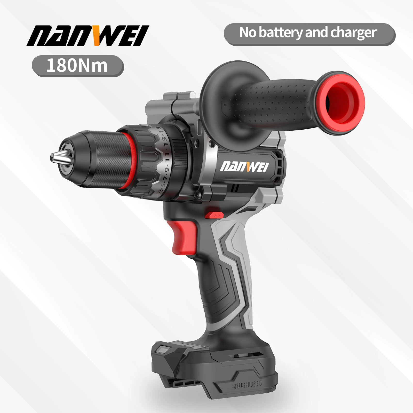 NANWEI аккумуляторная ударная дрель 20В