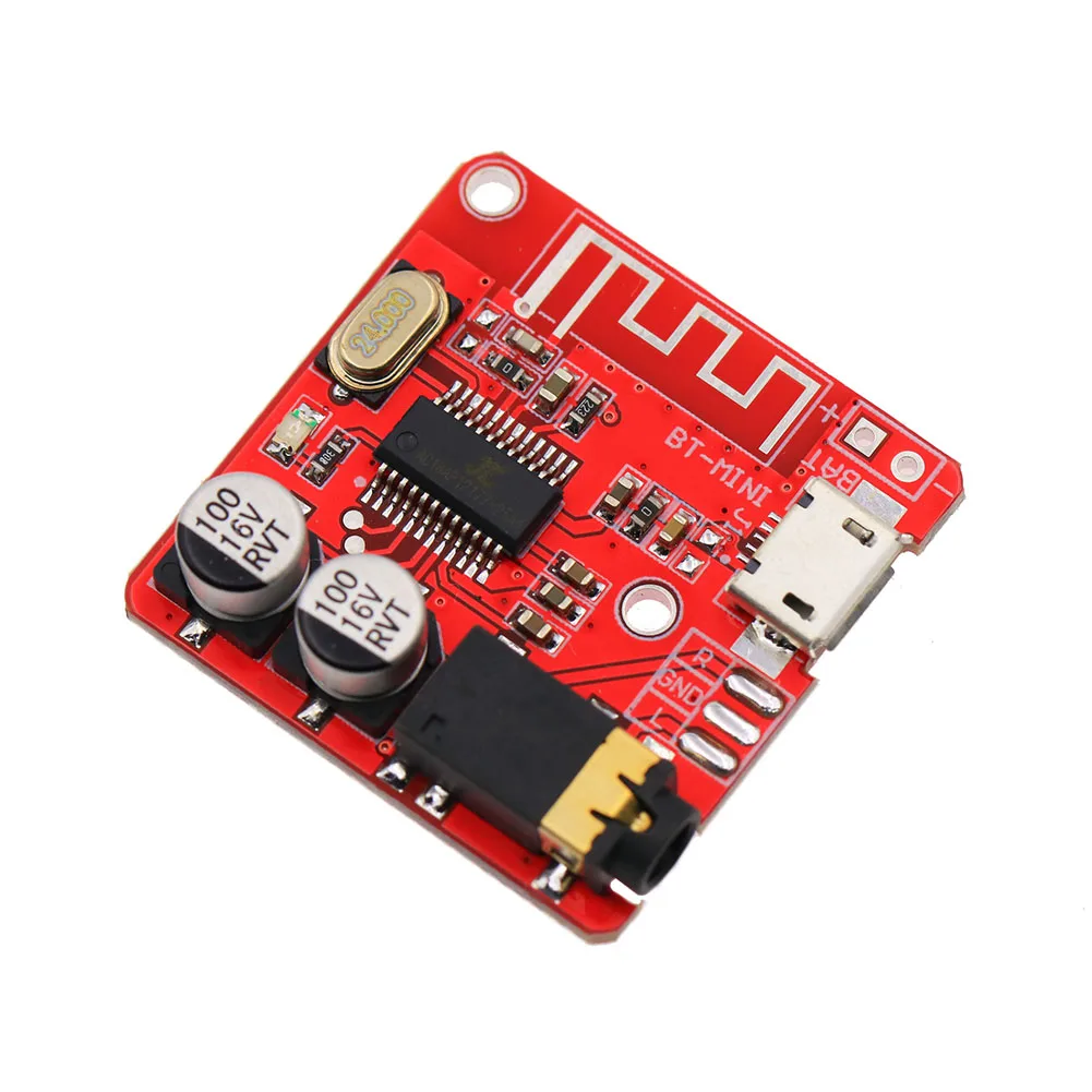 

Плата аудиоприемника Bluetooth 4,1, беспроводная стерео музыкальная плата MP3, модель WAV APE FLAC Decode 3,7-5 В, XY-BT-Mini