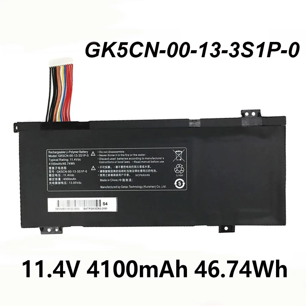 GK5CN-00-13-3S1P-0 11 4 V 46.74Wh Аккумулятор для ноутбука MECHREVO X8Ti Pro X9Ti Z2 Air серии Machenike T90 Plus