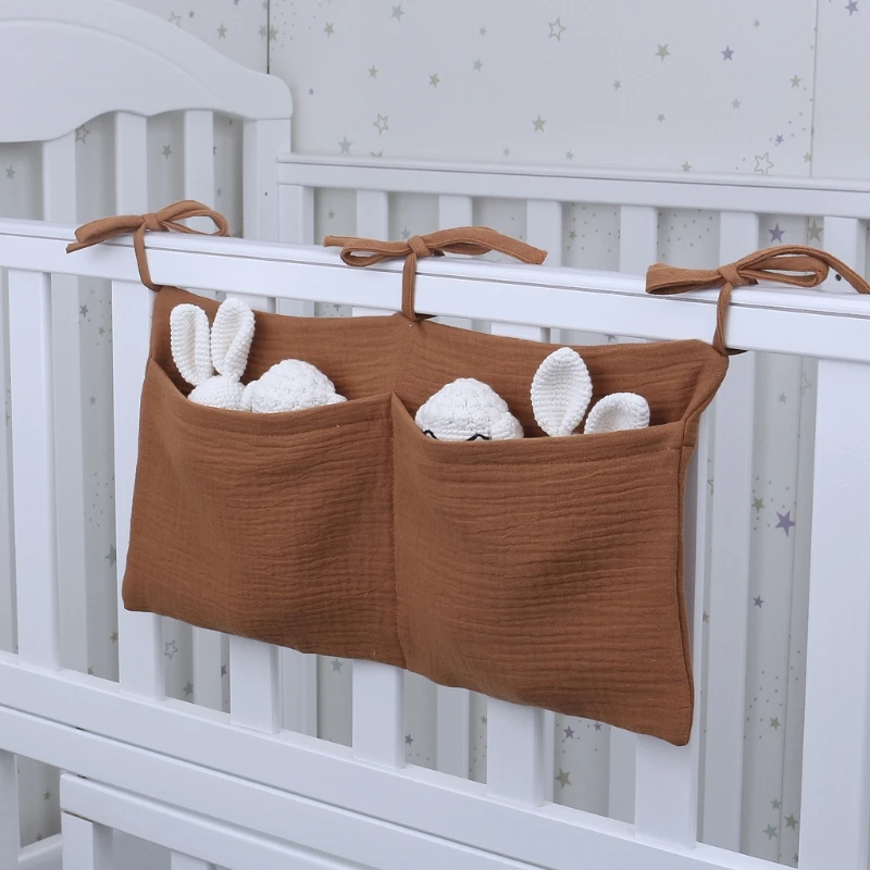 

Portable Baby Crib Storage Bag Multifunctional Newborn Bed Headboard Organizer