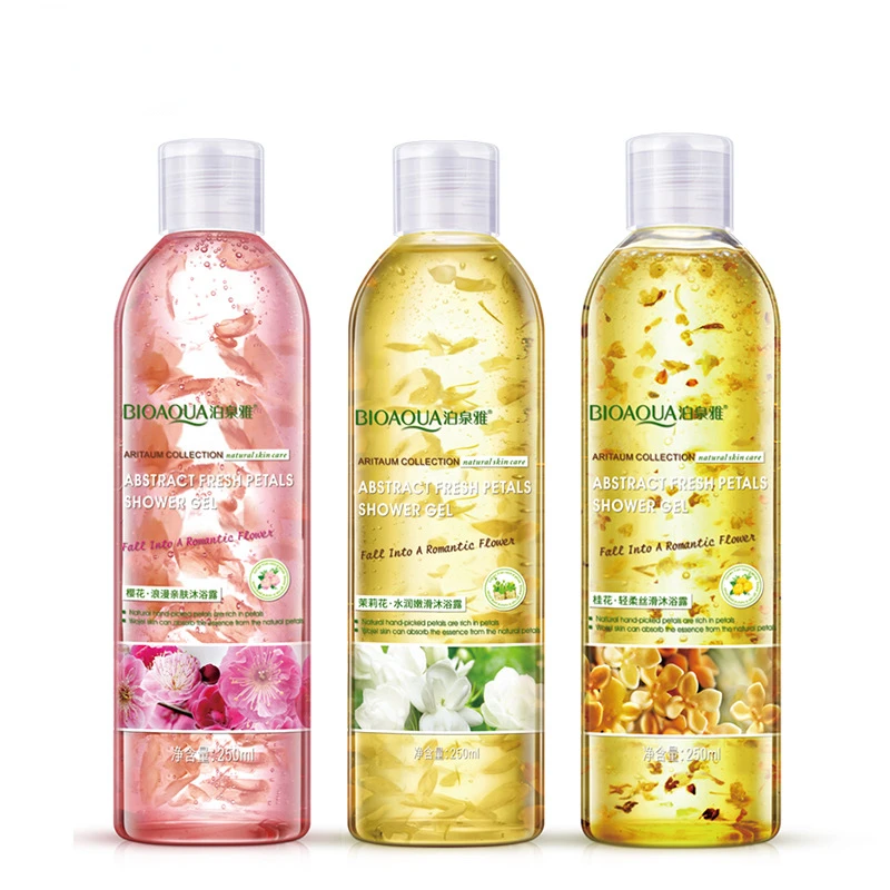 

Cherry Blossoms Floral Romantic Petal Shower Gel Body Lotion Moisturizing Lasting Osmanthus Jasmine Fragrance Soothing Skin Bath