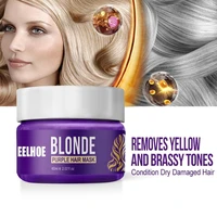 60ml purple shampoo to remove yellow orange grandma protecting gray brassy anti color color white dye bleached gray silve