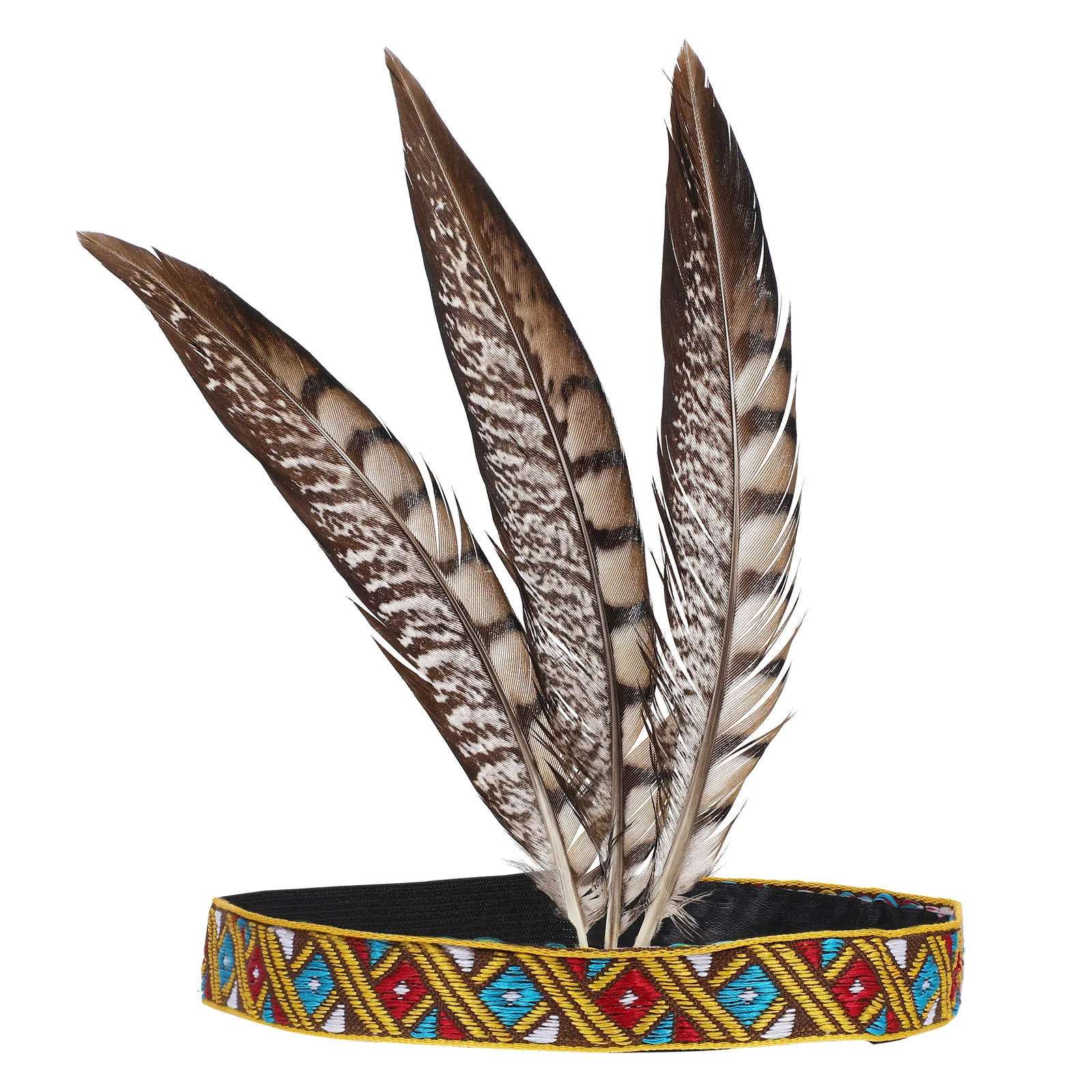 

Hair Band Makeup Wrap Headband Flapper Headdress Costume Headwear Party Indian Headpiece Indio