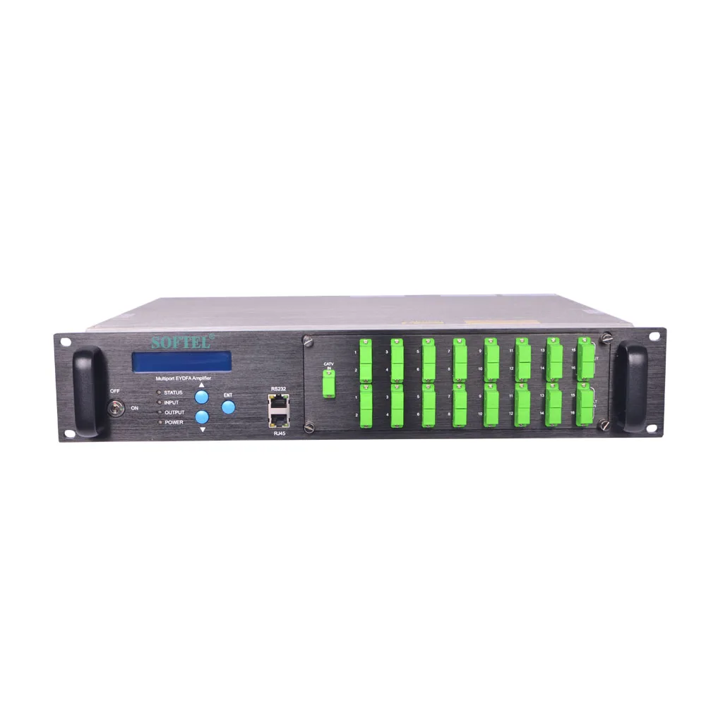 

16 x 19dBm WDM EDFA 1550nm Fiber Amplifier