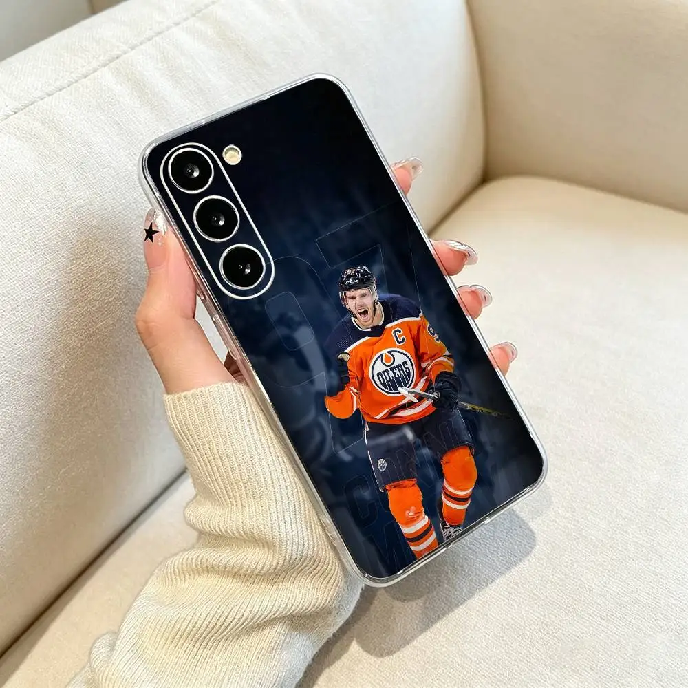 Фото Прозрачный чехол для телефона Star C-Connor McDavid 97 для Samsung Galaxy A71, A70, A40, A52, A51, A30 №5