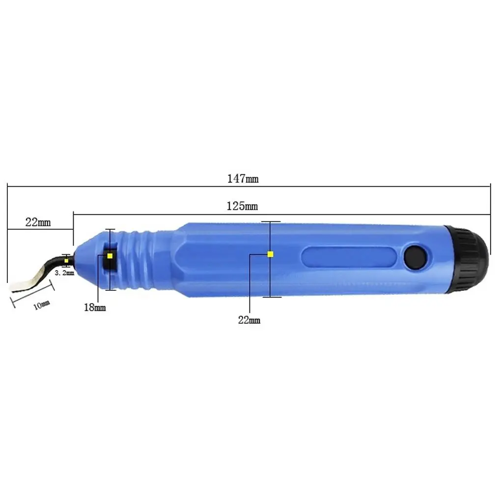 

Burr Trimming Cutter NB1100 Handheld Portable Deburring Tool Edge Removing Tools+10pcs BS1010 Replacement Burr Cutter Blade