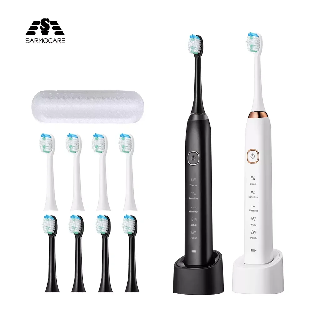 

Sonic Toothbrush Tooth Brush Electr Toothbrush Adult Ultrasonic Brush For Teeth Cleaning Fast Shipping Sarmocare s100