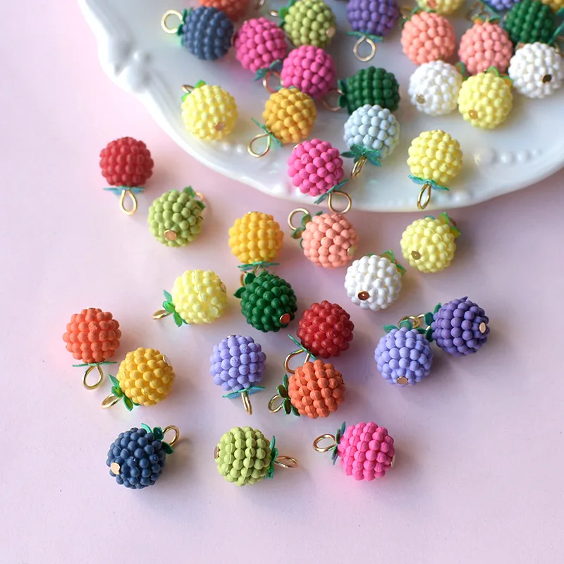 

Resin Fruit Pendant Charm for Jewelry Making Findings Earring Bracelet Keychain Accessories