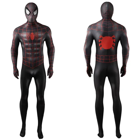 Костюм Человека-паука Symbiont в красную клетку для косплея
