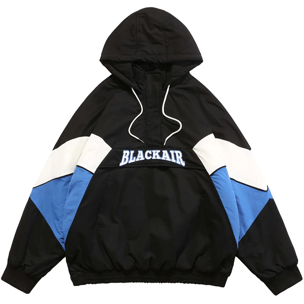 

Мужская Утепленная куртка на хлопковом наполнителе, с капюшоном и боковой молнией