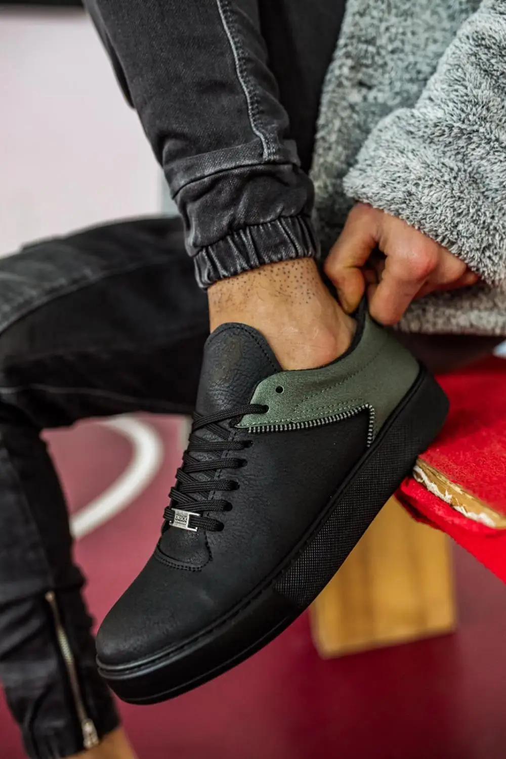 

Туфли Knack, черный, зеленый цвет, 099