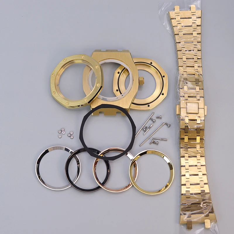 Корпус для часов Seiko nh35 nh36 водонепроницаемый циферблат 28 5 мм 41 золотистый с