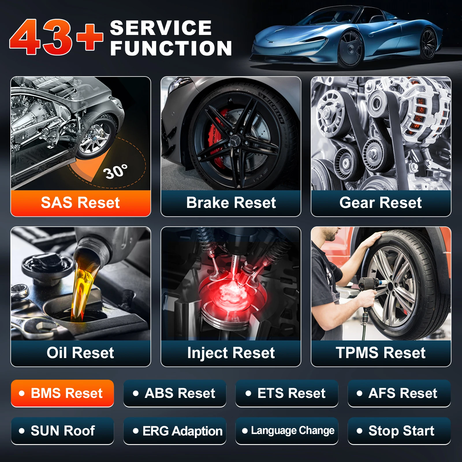 Автомобильный сканер LAUNCH X431 CRP919 EV
