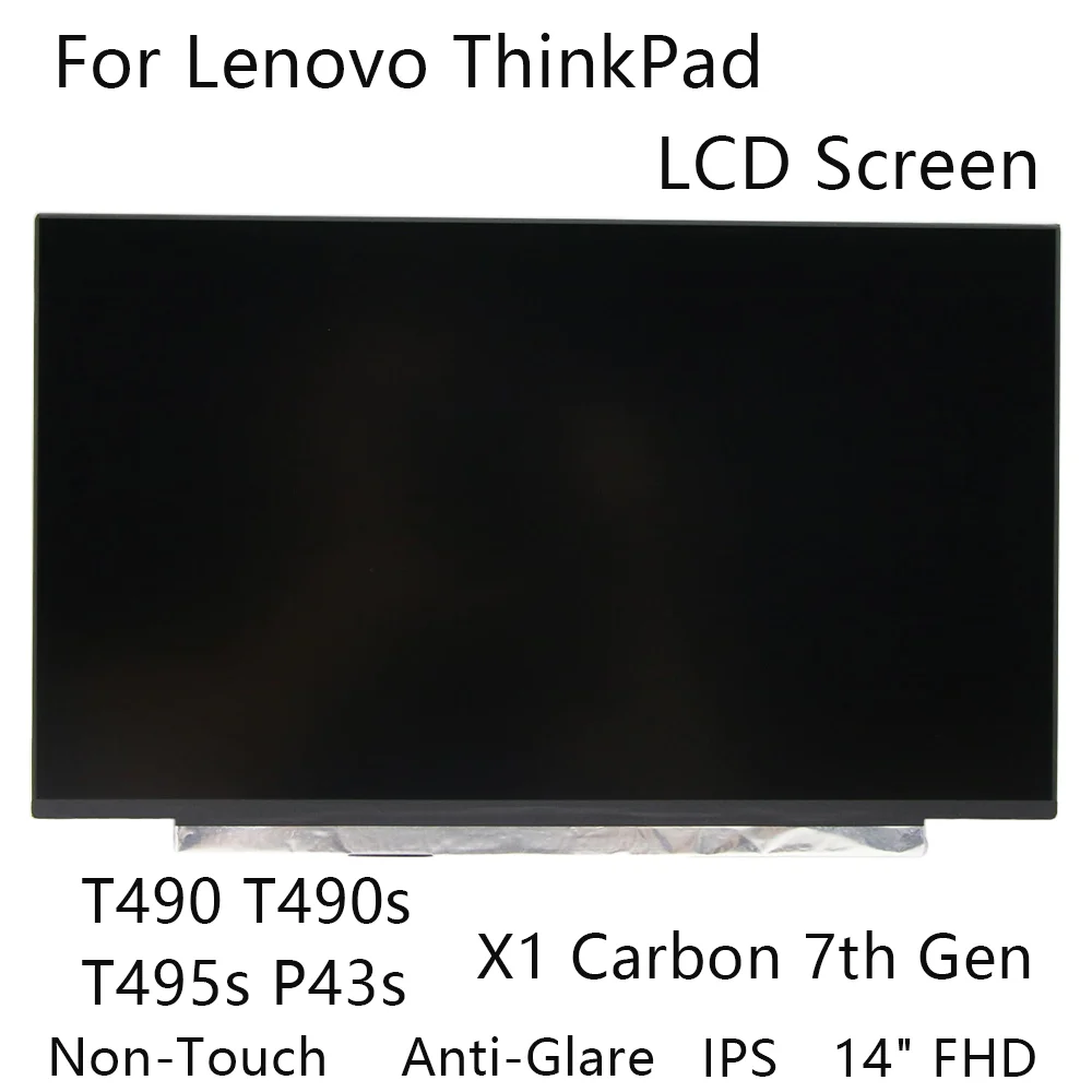 14 &quotFHD новый для Lenovo ThinkPad T490 T490s X1 Carbon 7-го поколения T495s P43s ЖК-экран ноутбука без