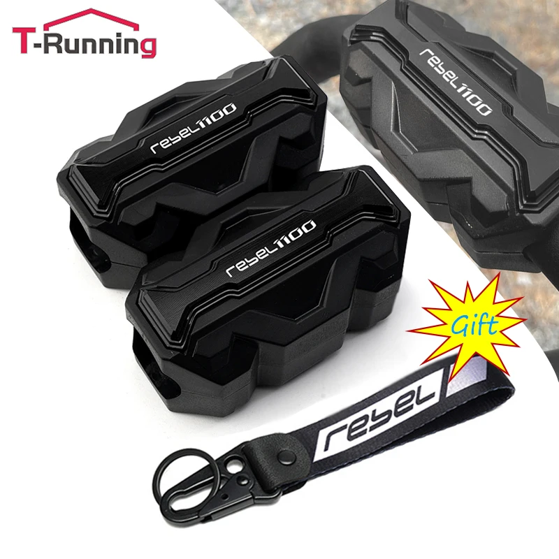 

For Honda CMX1100 REBEL1100 cmx 1100 Rebel 1100 2021-2023 Motorcycle Engine Protection Guard Bumper Decorative Block & Keychain