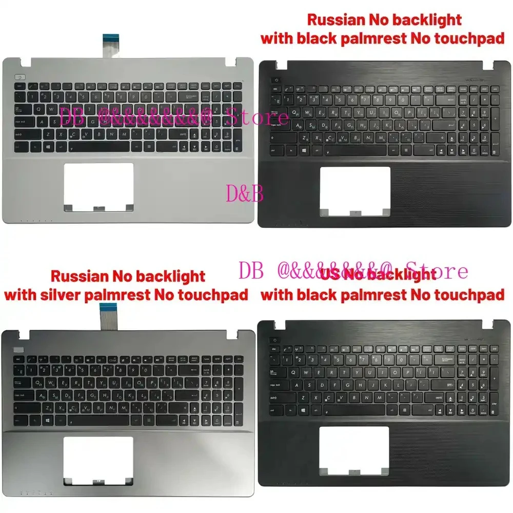 Фото Крышка для подставки под запястья (пальмрест) для X550 K550 K550V X550C X550VC X550J X550V A550L Y581C F550 A550 F552 с русской или американской раскладкой клавиатуры №1