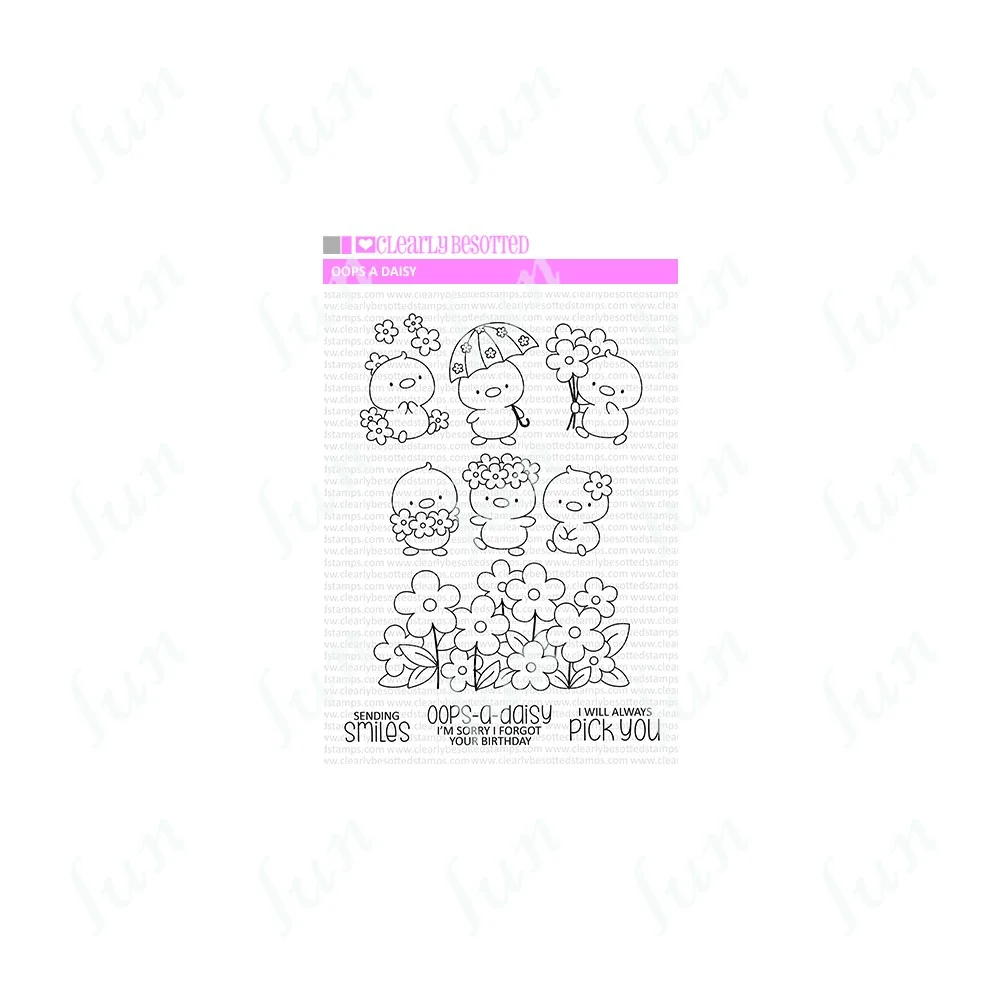 

Oops a Daisy Easter Die Cutting Dies Stamps Resuable Crafts Mold Embossing Stencil Making Scrapbooking Greeting Card Decoration