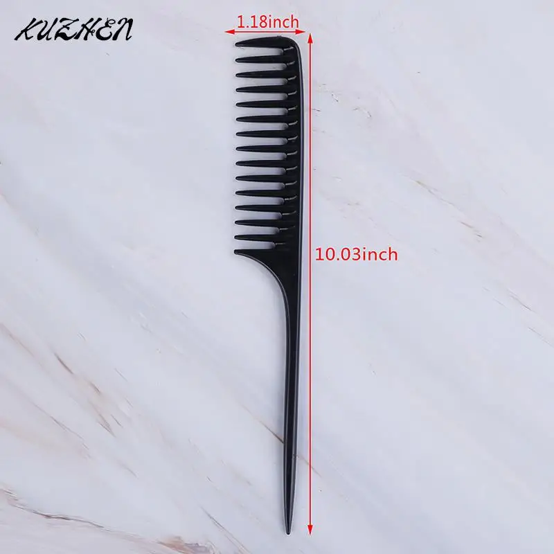 

1 Pc Professional Tip Tail Comb for Salon Barber Section Wide Teeth Hair Brush Hairdressing Tool DIY Hair Combs 2 Colors