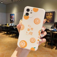 nohon persimmon oranges silicone casing for redmi note 7 8 9 10 8a 9a 9c 9t 10 k20 k30 k40 non slip quality cartoon case cover