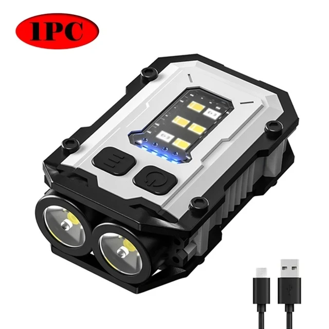 

Мощный карманный фонарик, перезаряжаемый супер яркий светодиодный многофункциональный магнитный COB светодиодный мини-брелок-фонарик Linterna EDC