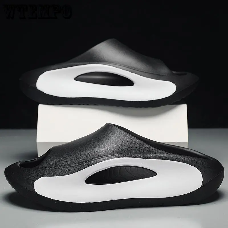 WTEMPO Summer Slippers Thick Unisex Slippers Non-slip Flip Flops Woman Sandals Sole Men EVA Indoor Slides Wholesale Dropshipping