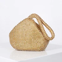 party purse for ladies handbags for women 2022 evening bags luxury designer gold tone clutch bag with diamonds mini wallets