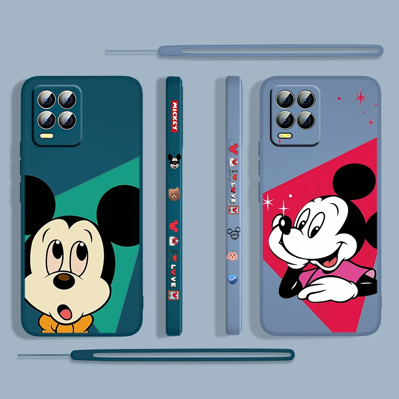 

Anime Disney Cute Micke Phone Case For OPPO Realme 50A 50i Find X3 X2 Lite GT Neo2T Master Pro C2 C21 XT Liquid Left Rope Fundas