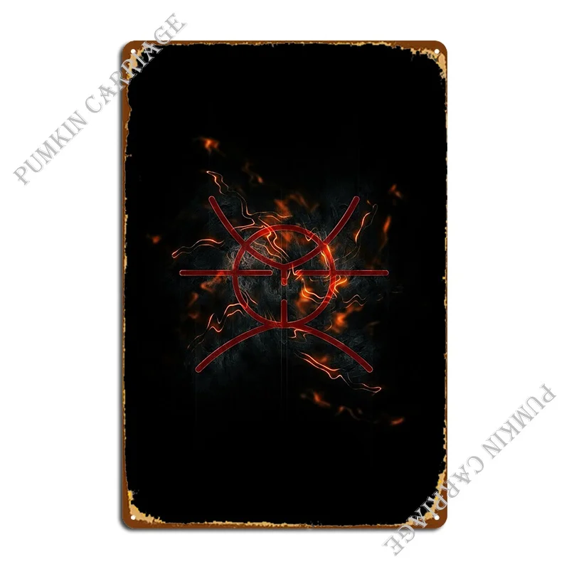 Металлический плакат Atomsk Flcl в стиле ретро, настенная пещера, для гостиной, создание дизайна, оловянный плакат