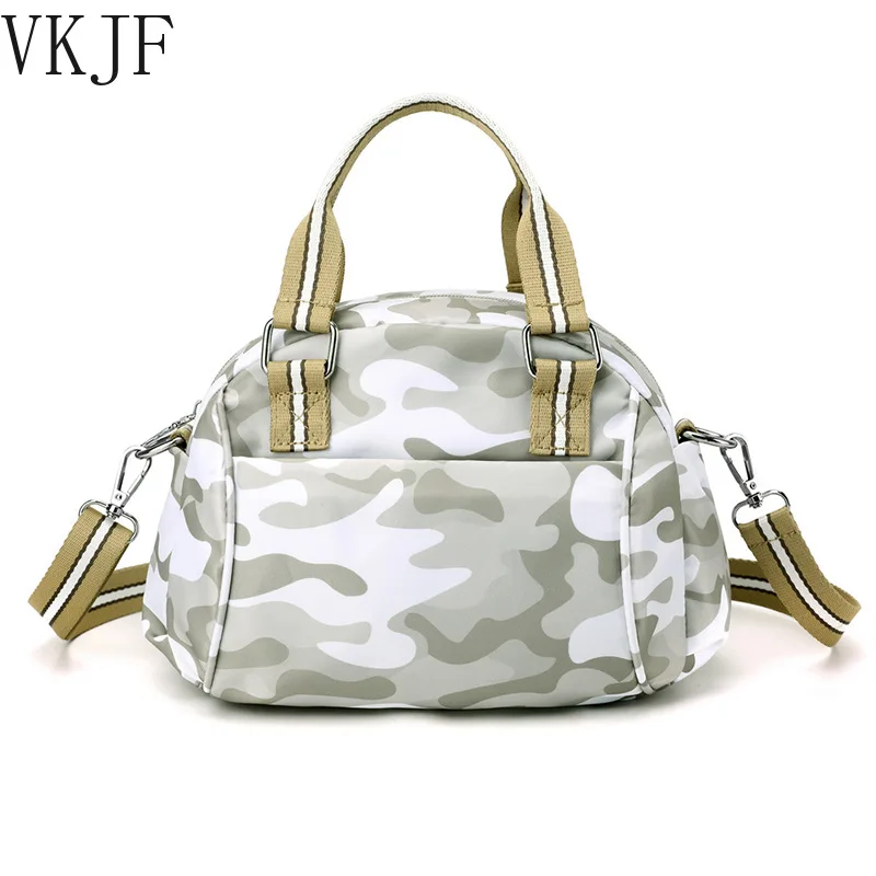 

Women Handbags Female Shoulder Bags Nylon Ladies Crossbody Bag Simple Top-handle Camouflag Vintage Tote Woman Messenger Bagse