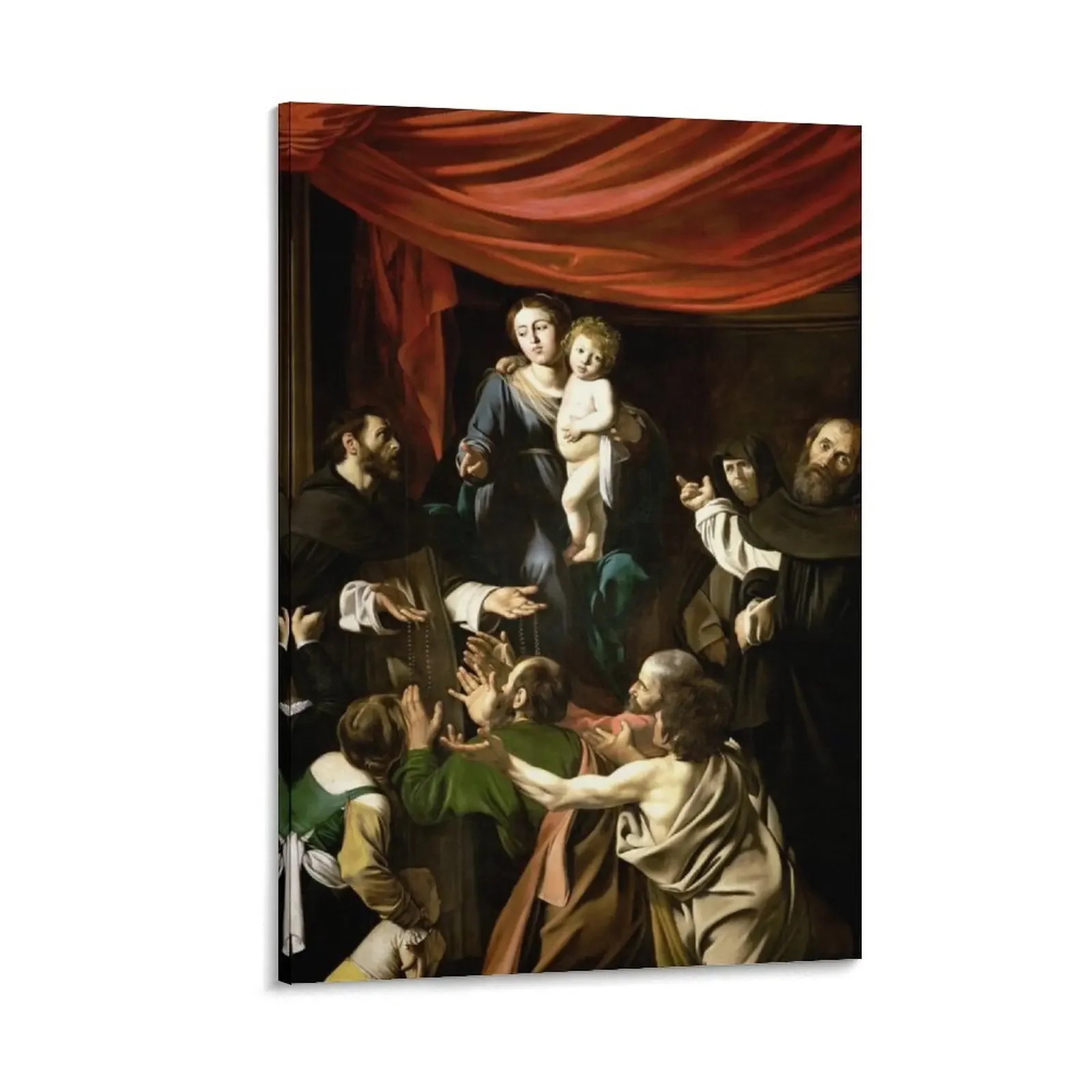 Картина на холсте Мадонна Розария 1607