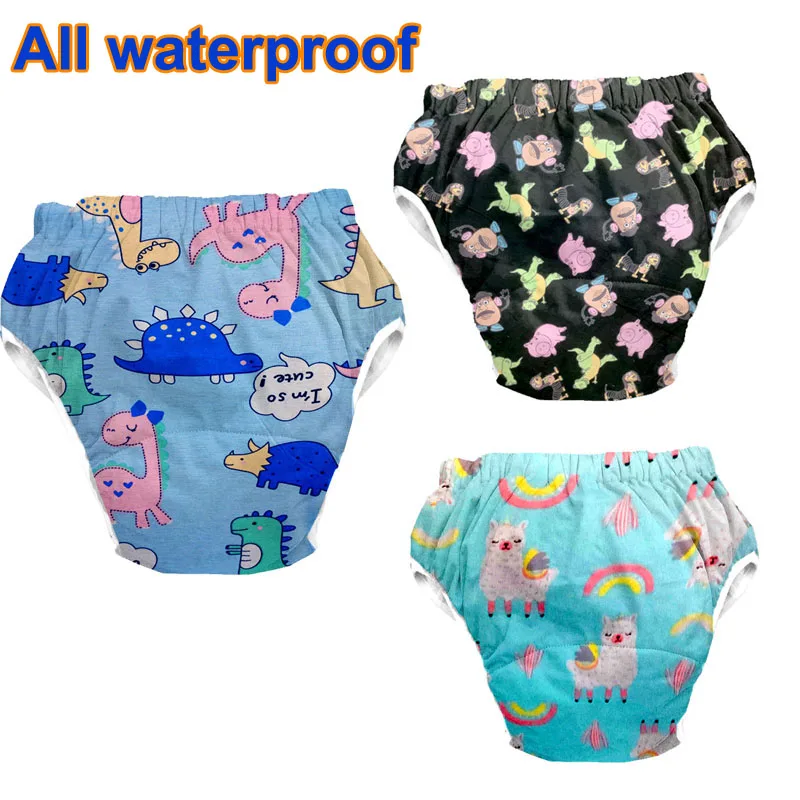 Adult Baby Cloth Diaper Ecological Nappies Absorbent Washable Waterproof Incontinence Underpants Age Role Play Costume abdll