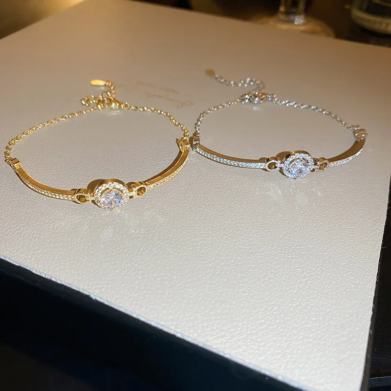 

2023 Korean New Exquisite Round Stitching Bracelet Elegant Simple Fashion Bracelet Women's Jewelry