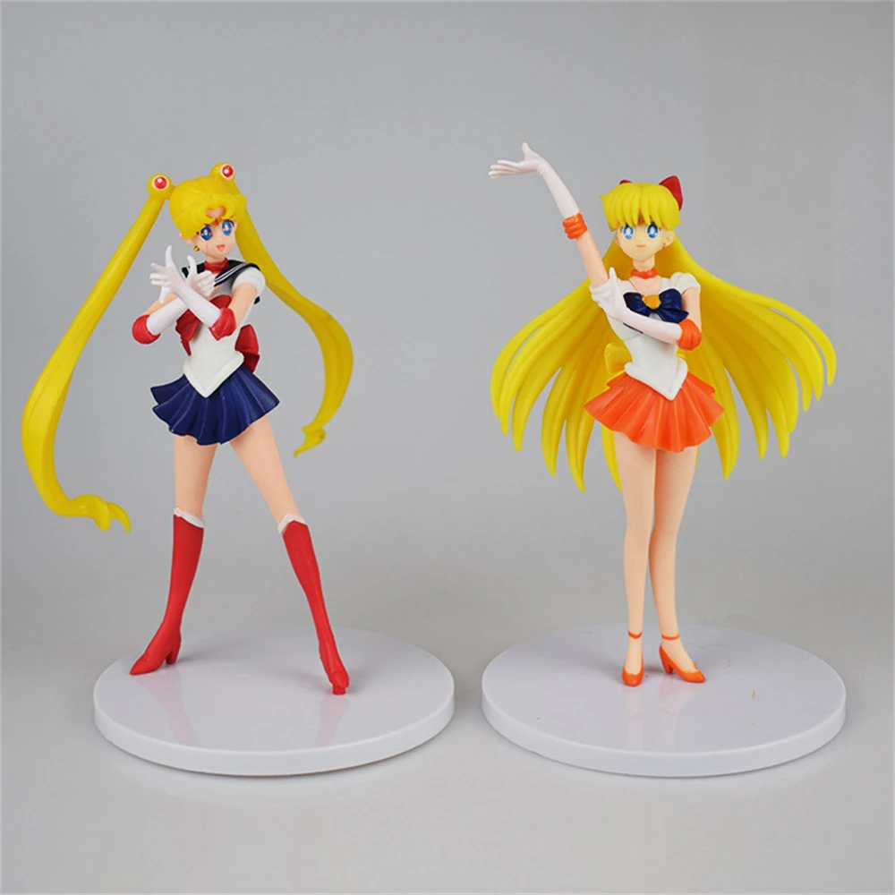 

Handmade anime toy cake ornament plug-in girl warrior doll girl heart moon rabbit water moon girl ornament